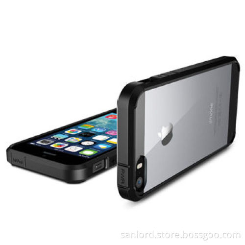 2-in-1 Cases for iPhone, Made of TPU Frame + Acrylic Back Cover